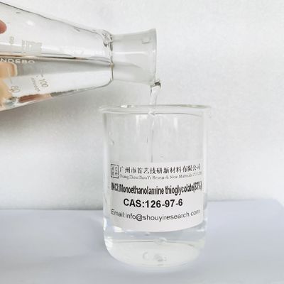 CAS 126-97-6 Monoethanolamine Thioglycolate 1.06 G/Cm3 محلول در آب