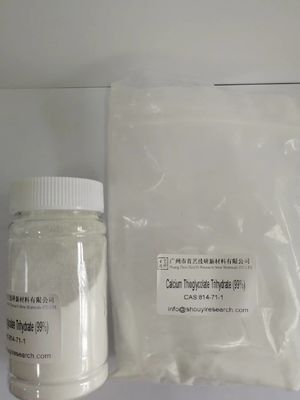 مواد خام شیمیایی محلول در آب تیوگلیکات کلسیم C2H6CaO4S3