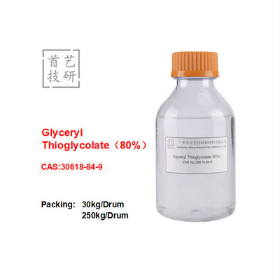 گلیسریل تیوگلیکات 80٪ کریستال PH 2.9-3.4 نقطه ذوب 80-90.C محلول در آب ذخیره در محل خشک و خنک