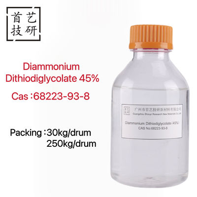 خالصیت 44.0-46.0% W/W محتوای دیامونیوم دیوتیودیگلیکولات با ظاهر مایع بی رنگ