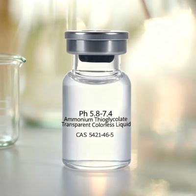 Ph 5.8-7.4 آمونیوم تیوگلیکولات مایع شفاف و بی‌رنگ CAS 5421-46-5